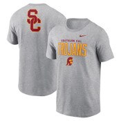 USC Trojans Men's Nike Gray 2-Hit Cotton T-Shirt